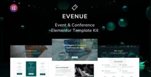 Evenue - Event & Conference Elementor Template Kit