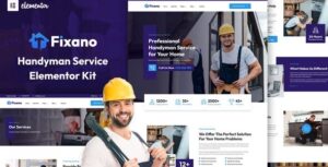 Fixano - Handyman Services Elementor Template Kit