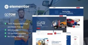 Gotow - Towing Services Elementor Template Kit