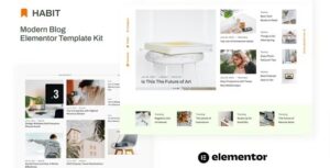 Habit - Modern Blog Elementor Template Kit