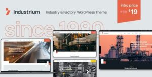 Industrium - Industry & Factory WordPress Theme