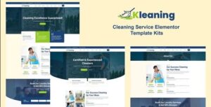 Kleaning - Cleaning Service Elementor Template Kits