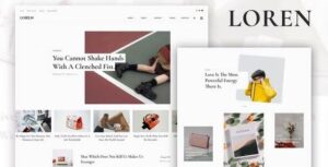 Loren - Blog & Magazine Elementor Template Kit