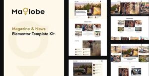Maglobe - Magazine & News Elementor Template Kit