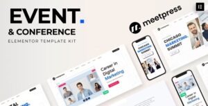 Meetpress - Event & Conference Elementor Template Kit