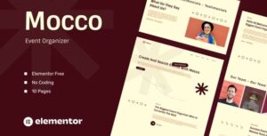 Mocoo - Event Organizer Elementor Template Kit