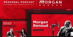 Morgan Renoud - Personal Podcast Elementor Template Kit