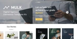 Mulk - Digital Agency Elementor Template Kit