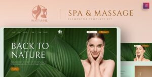 Nature - Spa & Massage Elementor Template Kit