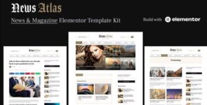 NewsAtlas - News & Magazine Elementor Template Kit