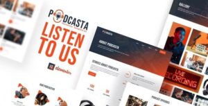 Podcasta - Podcast & Streaming Elementor Template Kit