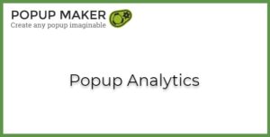 Popup Maker Popup Analytics