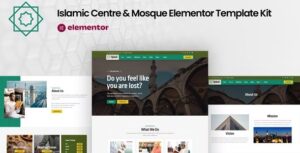 Qubsh - Islamic Centre & Mosque Elementor Template Kit