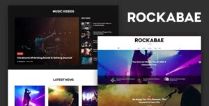 Rockabae - Music Blog & Magazine Elementor Template Kit