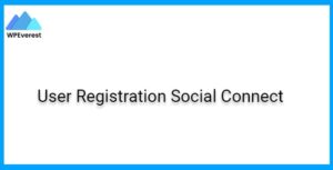 User Registration Social Connect