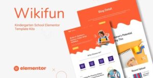 Wikifun - Kindergarten School Elementor Template Kit