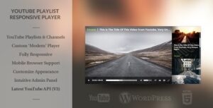 Youtube Playlist Video Player - WordPress Responsive Plugin