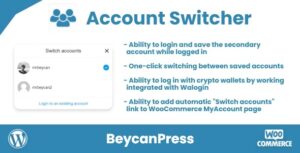 Account Switcher for WordPress - Multiple accounts plugin