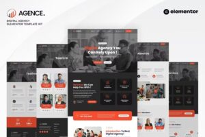 Agence - Digital Agency Elementor Template Kit