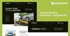 Ankak - Towing Services Elementor Pro Template Kit