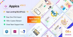 Appics - app landing page