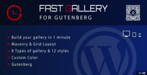 Fast Gallery for Gutenberg