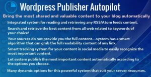 WordPress Publisher Autopilot