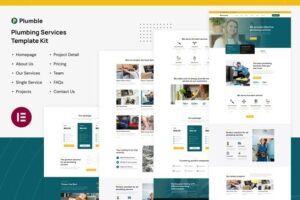 Plumble - Plumbing Services Elementor Template Kit