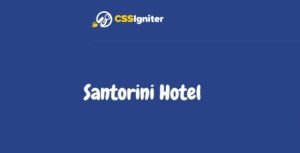 CSS Igniter Santorini Hotel - WordPress Theme