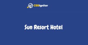 CSS Igniter Sun Resort Hotel - WordPress Theme