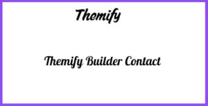 Themify Builder Contact