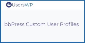 UsersWP bbPress Custom User Profiles