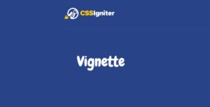 CSS Igniter Vignette - Photography WordPress Theme