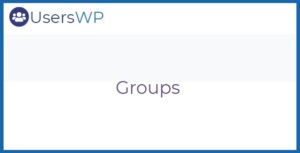 UsersWP Groups