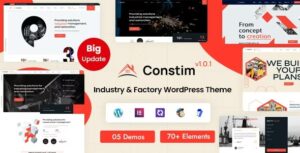 Constim - Industry & Factory WordPress Theme