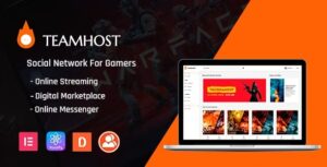 TeamHost - Gaming Community Theme