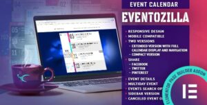 EventoZilla Event Calendar Elementor Widget Addon