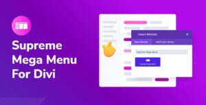 Divi Supreme Mega Menu