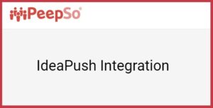 PeepSo IdeaPush Integration