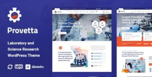 Provetta - Laboratory & Science Research WordPress Theme