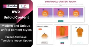 BWD Unfold Content Addon For Elementor