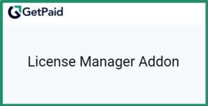 Get Paid License Manager Addon