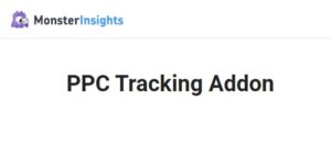 MonsterInsights PPC Tracking Addon