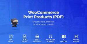 WooCommerce Print Products