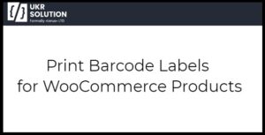 Print Barcode Labels for WooCommerce Products