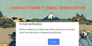 Contact Form 7 Email Verification OTP Verification