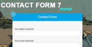 Contact Form 7 Popup