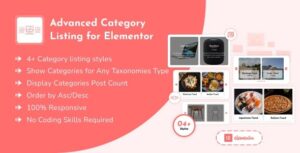 Advanced Category Listing for Elementor