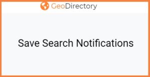 GeoDirectory Save Search Notifications