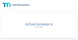 MemberPress Active Campaign Tags Version